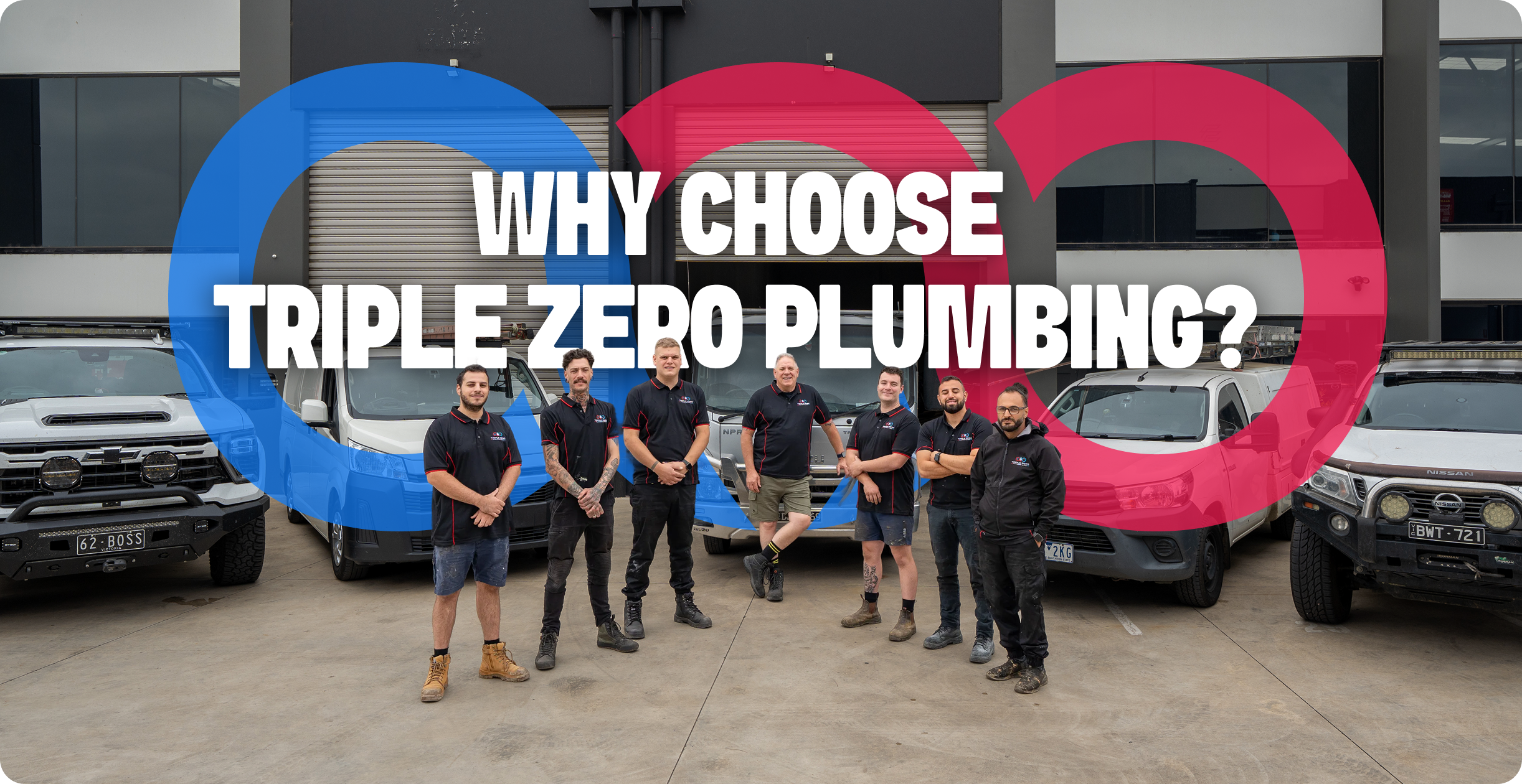 Triple Zero Plumbing team and fleet